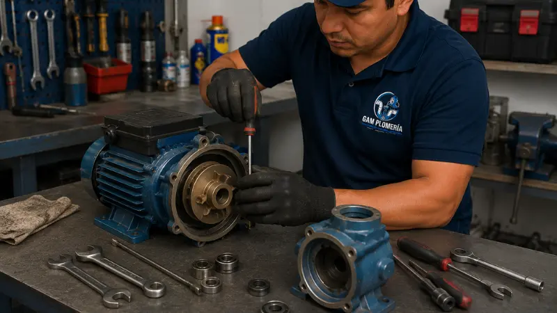 Técnico completando instalación de bomba CDMX