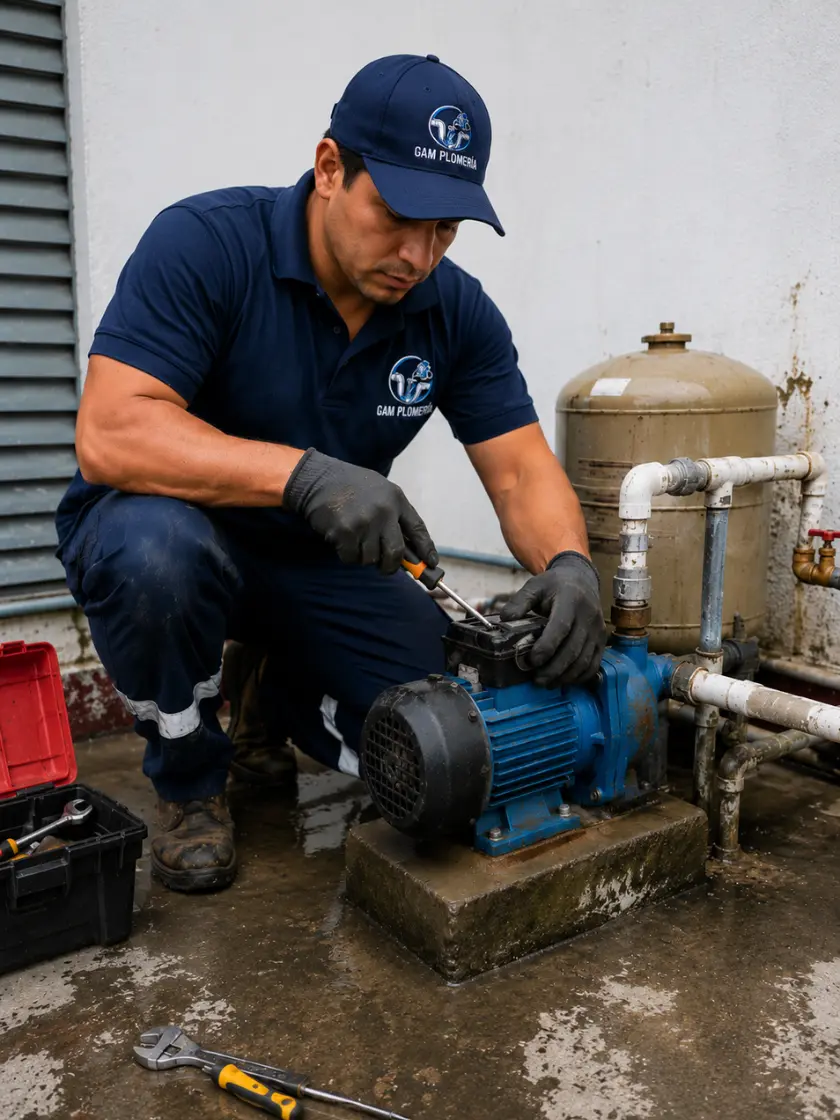 Instalación de bombas de agua CDMX — Plomería GAM