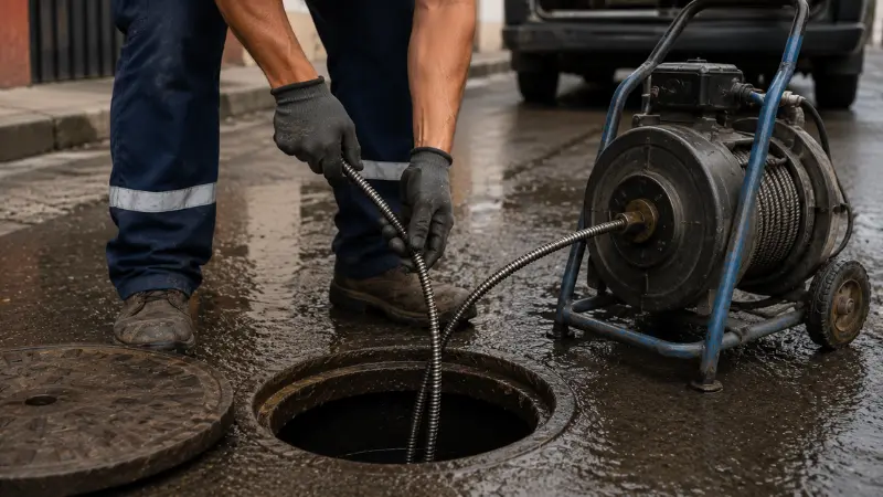 Limpieza y desazolve de drenaje principal CDMX