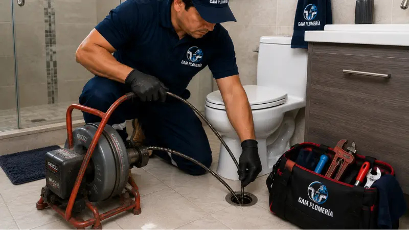 Destapar baño completo CDMX